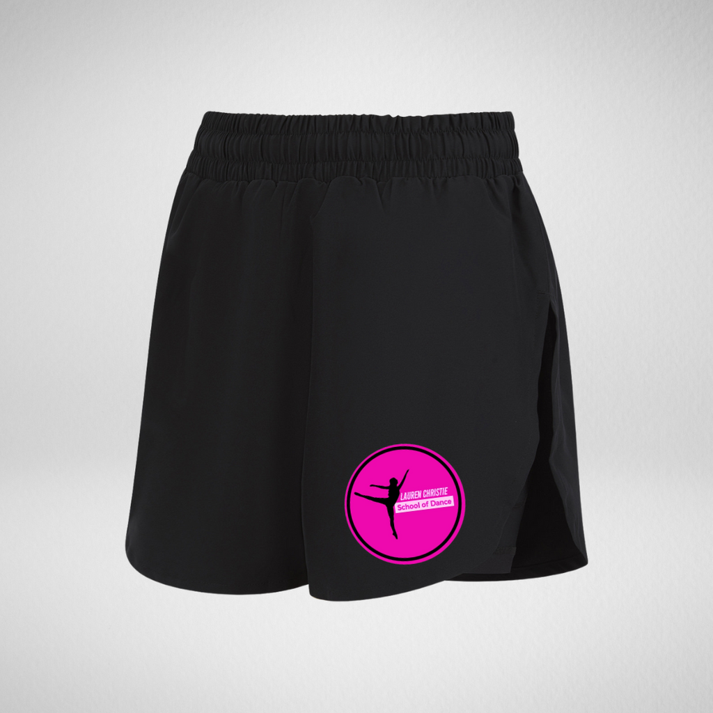 Lauren Christie Dance Double-Layer Shorts