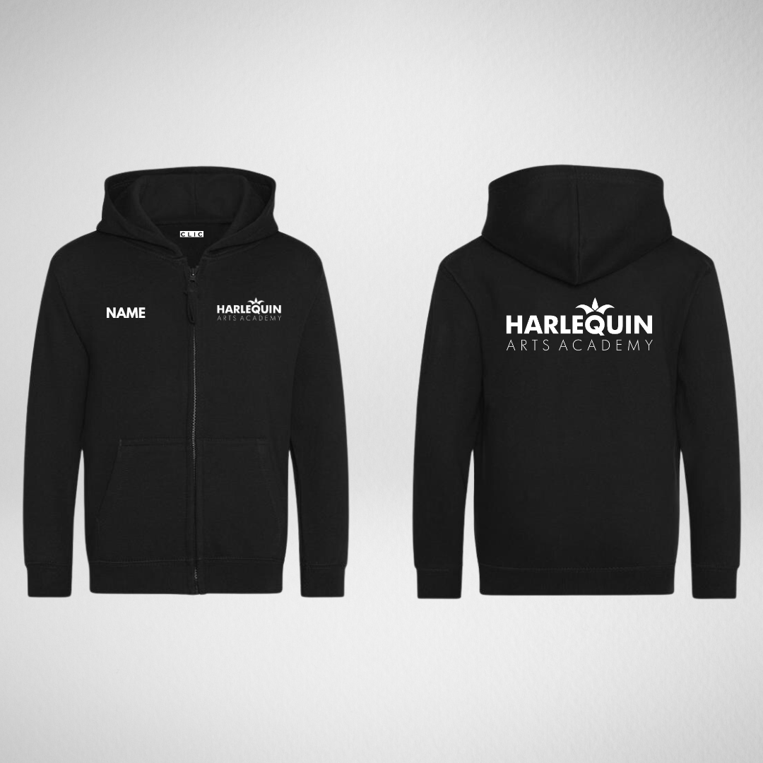 Harlequin Arts Academy Zipped Hoodie