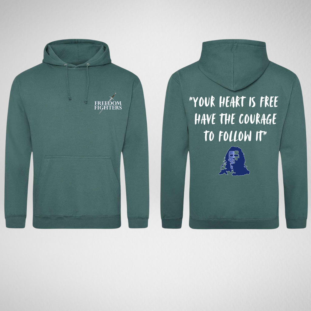 Freedom Fighters Heart is Free Pullover Hoodie