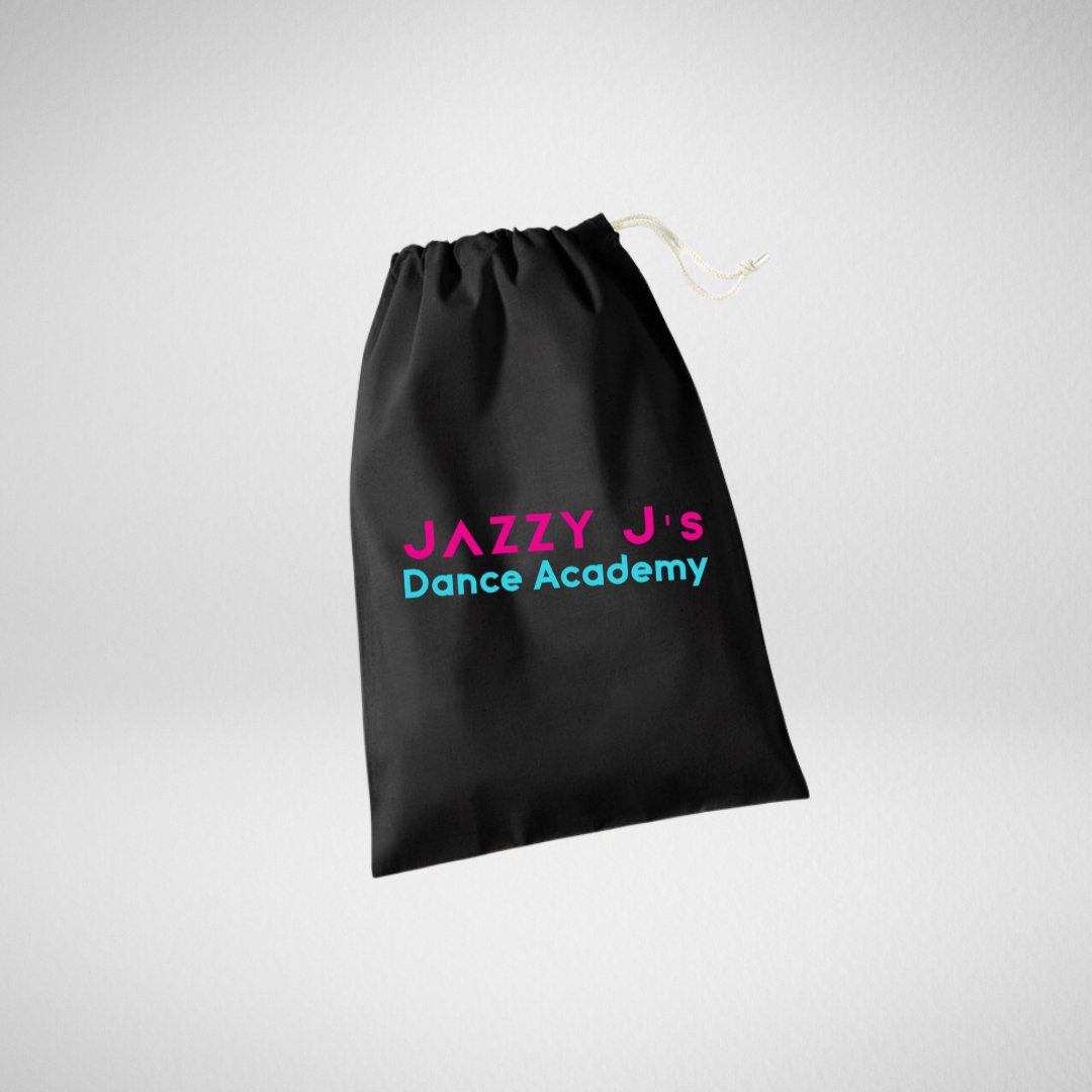 Jazzy J's Dance Academy Black Small Shoe Bag