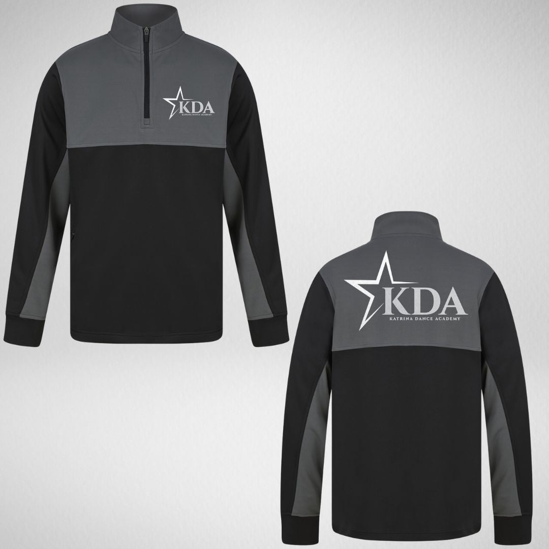 Katrina Dance Academy Metallic 1/4 Zip Team Sweatshirt