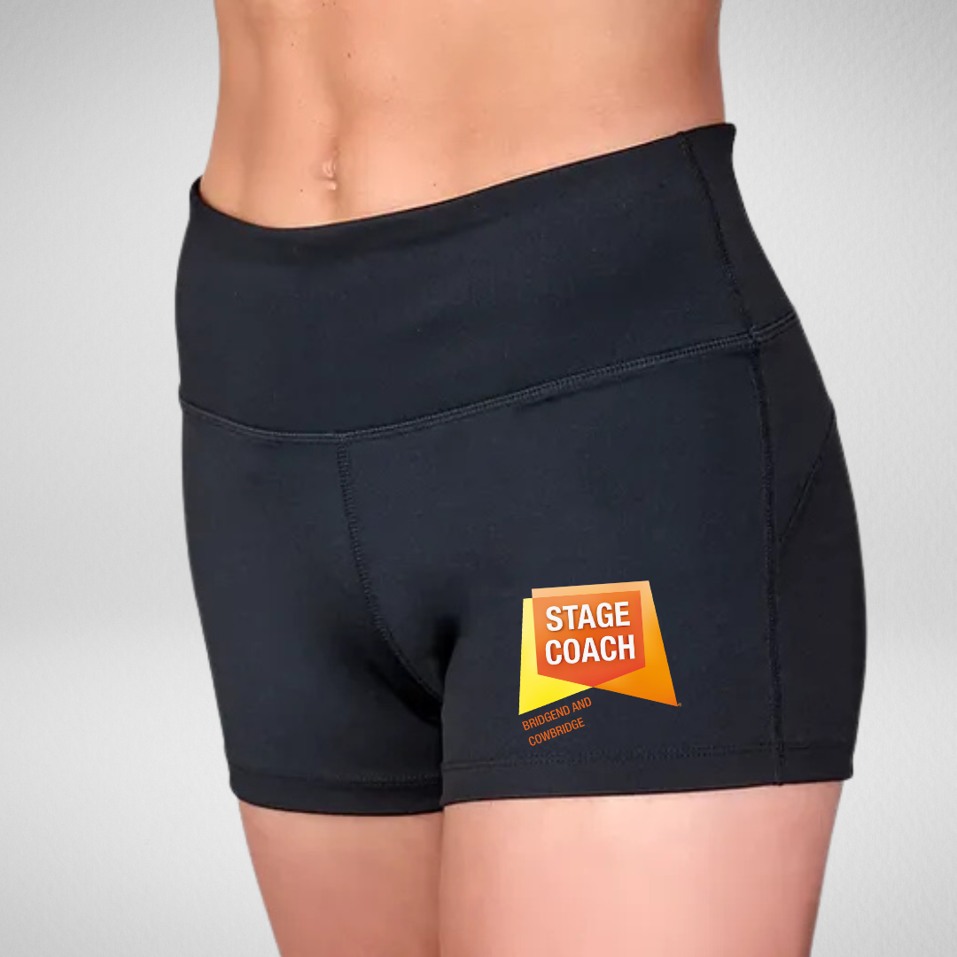 Stagecoach Bridgend & Cowbridge High Waisted Dance Shorts