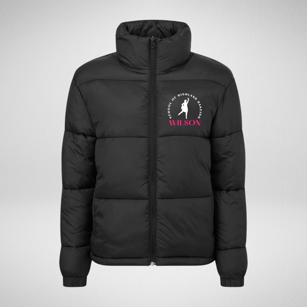 Wilson School of Highland Dancing Ladies Puffer Jacket
