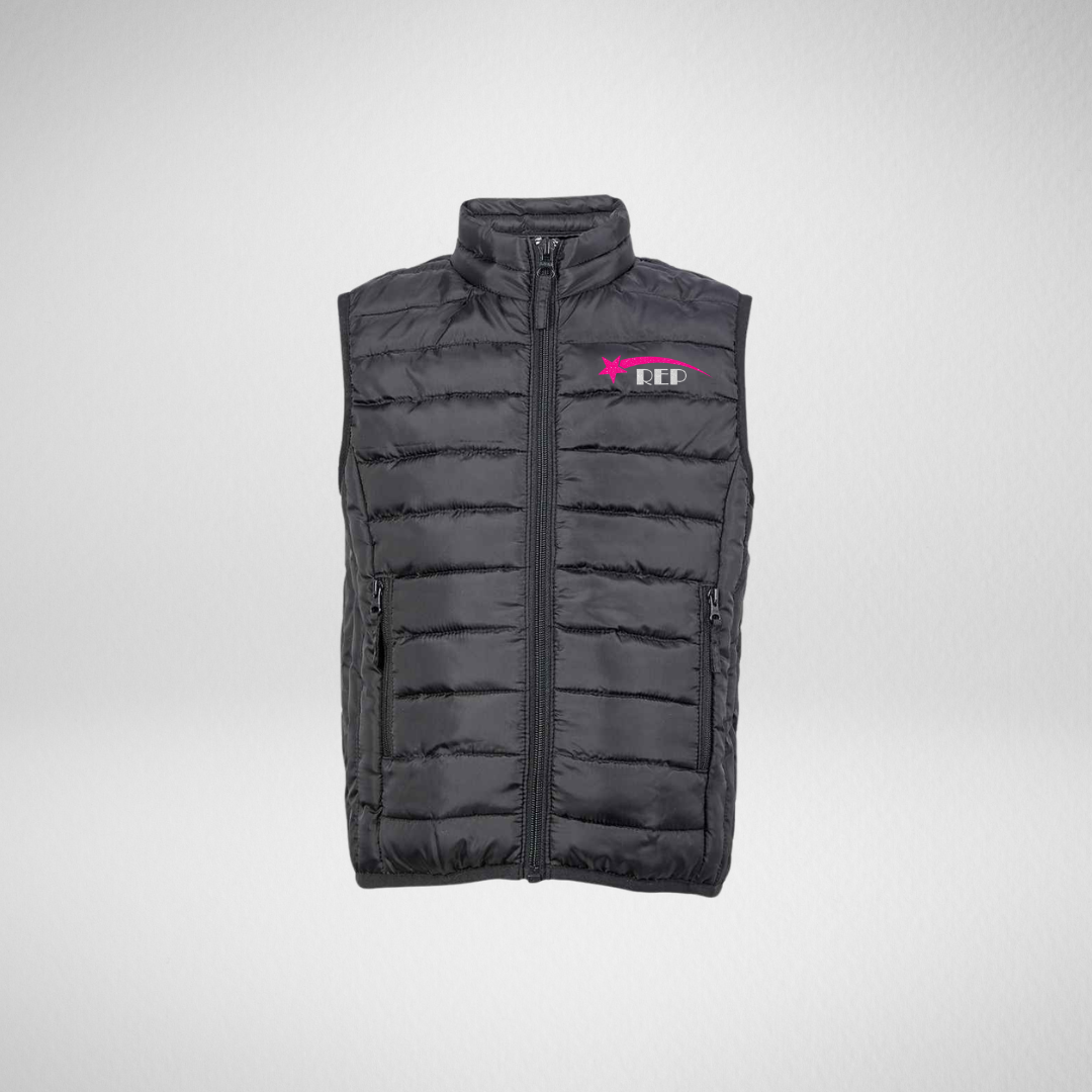 Rachel Elliott Performers Black Kids Padded Gilet