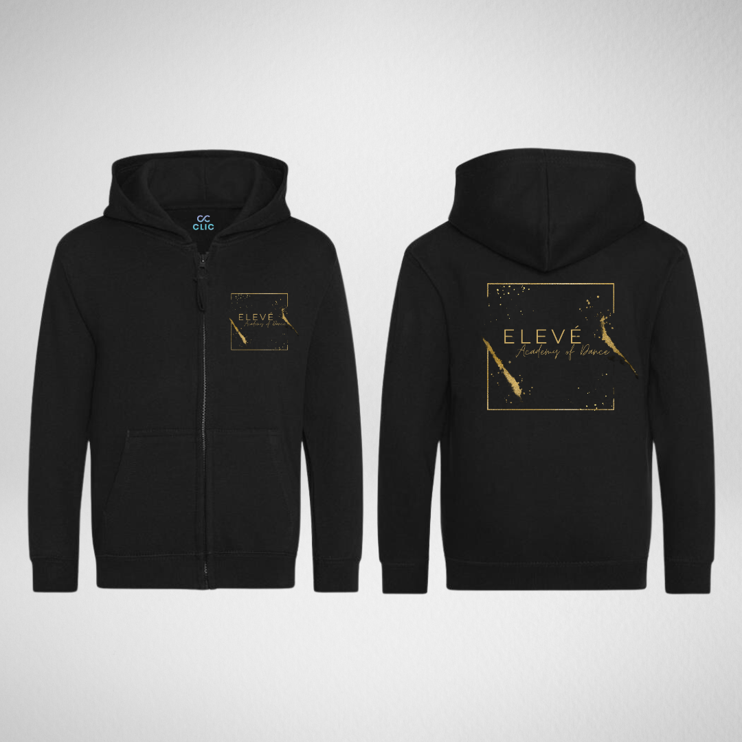 Elevé Academy Of Dance Zipped Hoodie