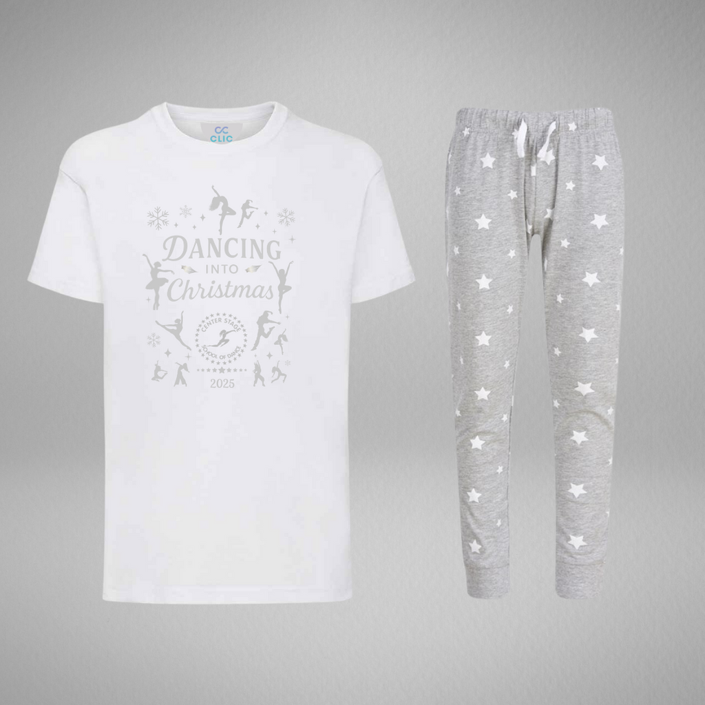 Center Stage School of Dance Kids Christmas Pyjamas