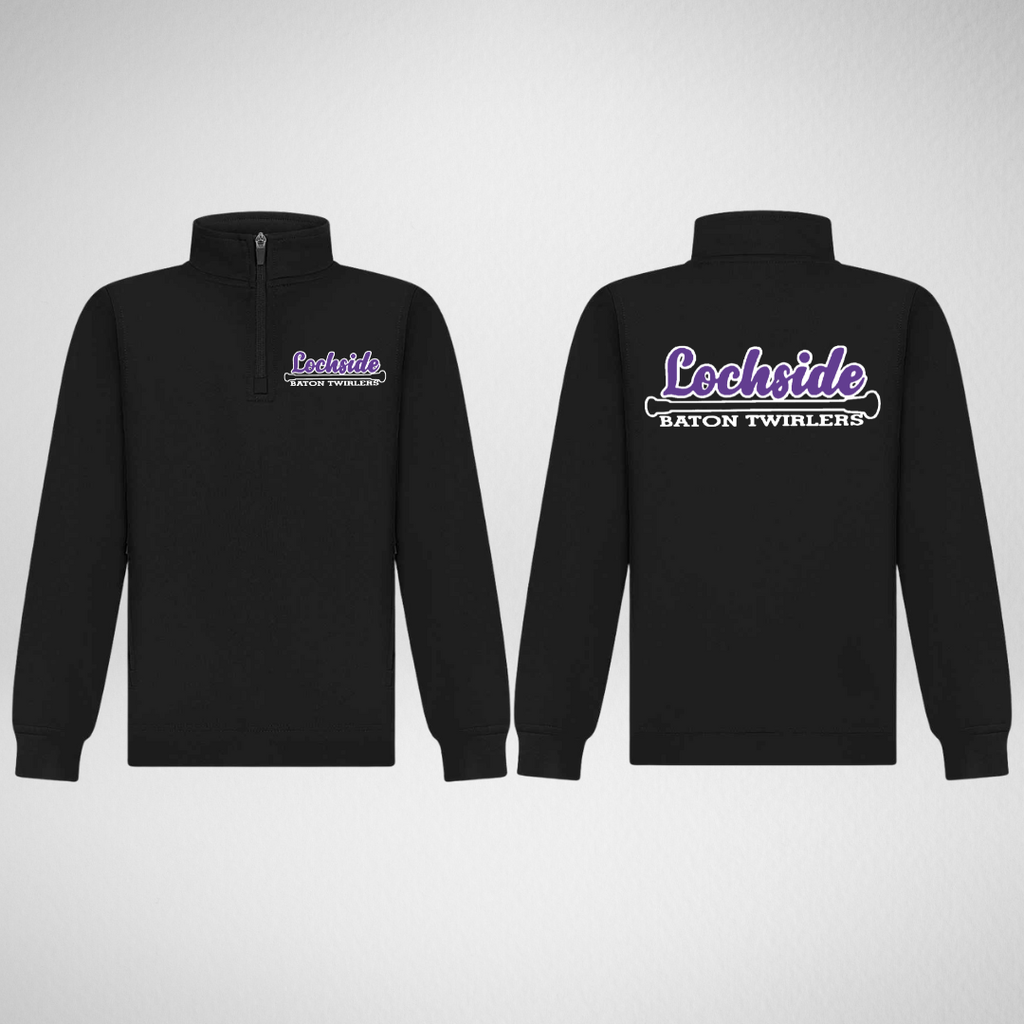 Lochside Baton Twirlers 1/4 Zip Team Sweatshirt