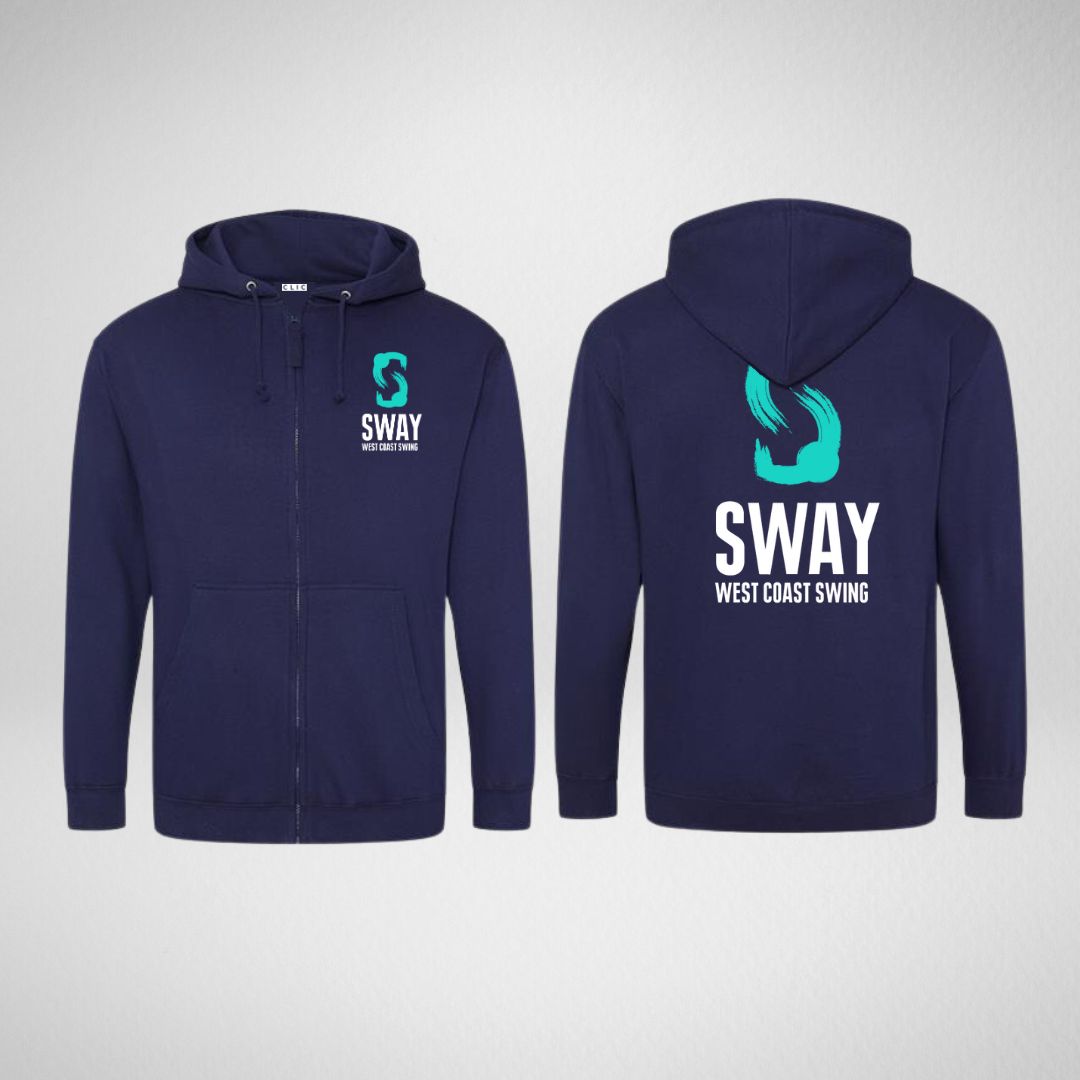 SWAY West Coast Swing Zipped Hoodie