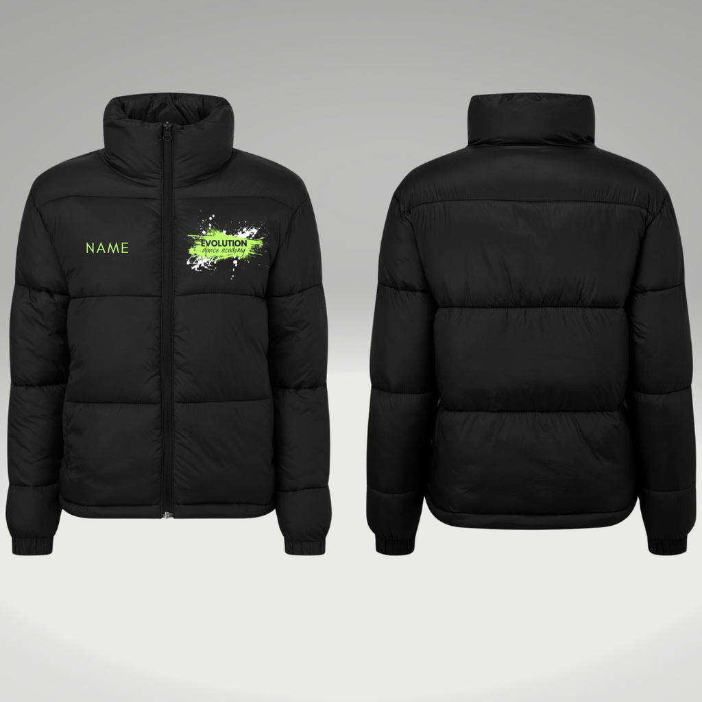 Evolution Dance Academy Ladies Puffer Jacket