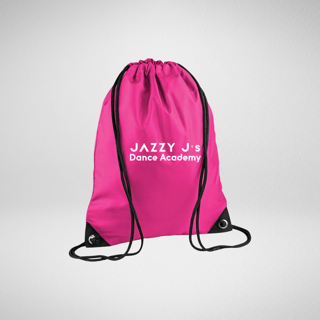 Jazzy J's Dance Academy Fuchsia Drawstring Bag