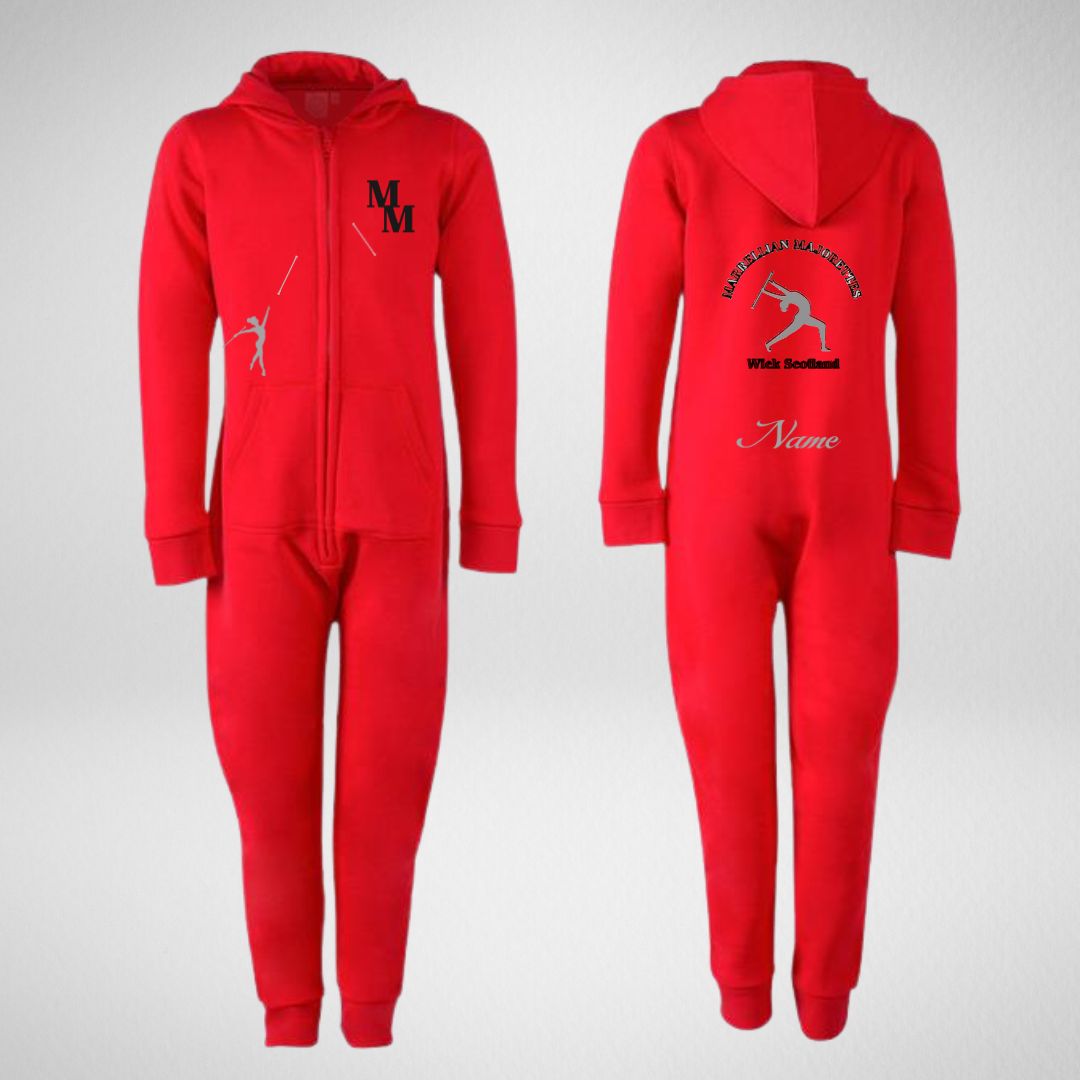 Marrellian Majorettes Glitter Onesie