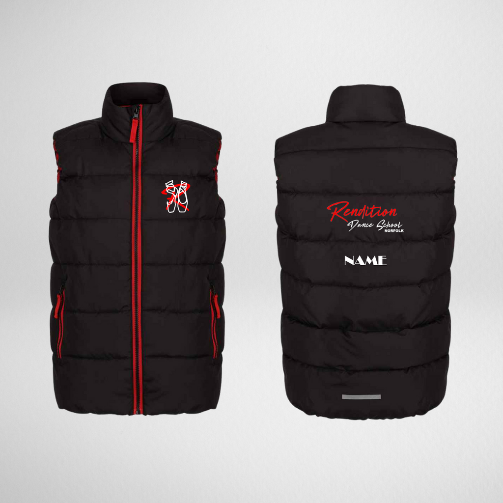 Rendition Dance School Padded Gilet