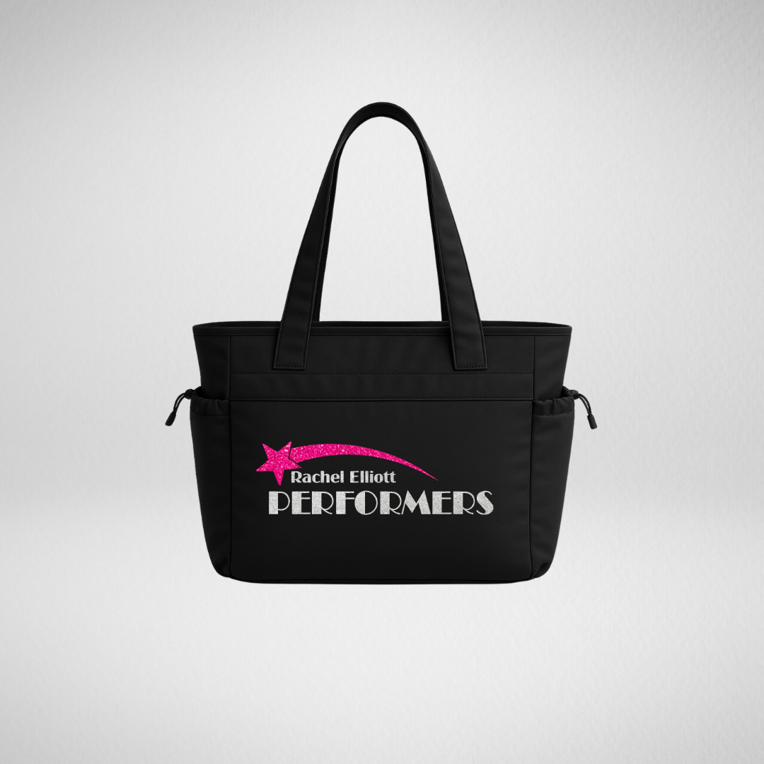 Rachel Elliott Performers Black Oversized Studio Tote Bag