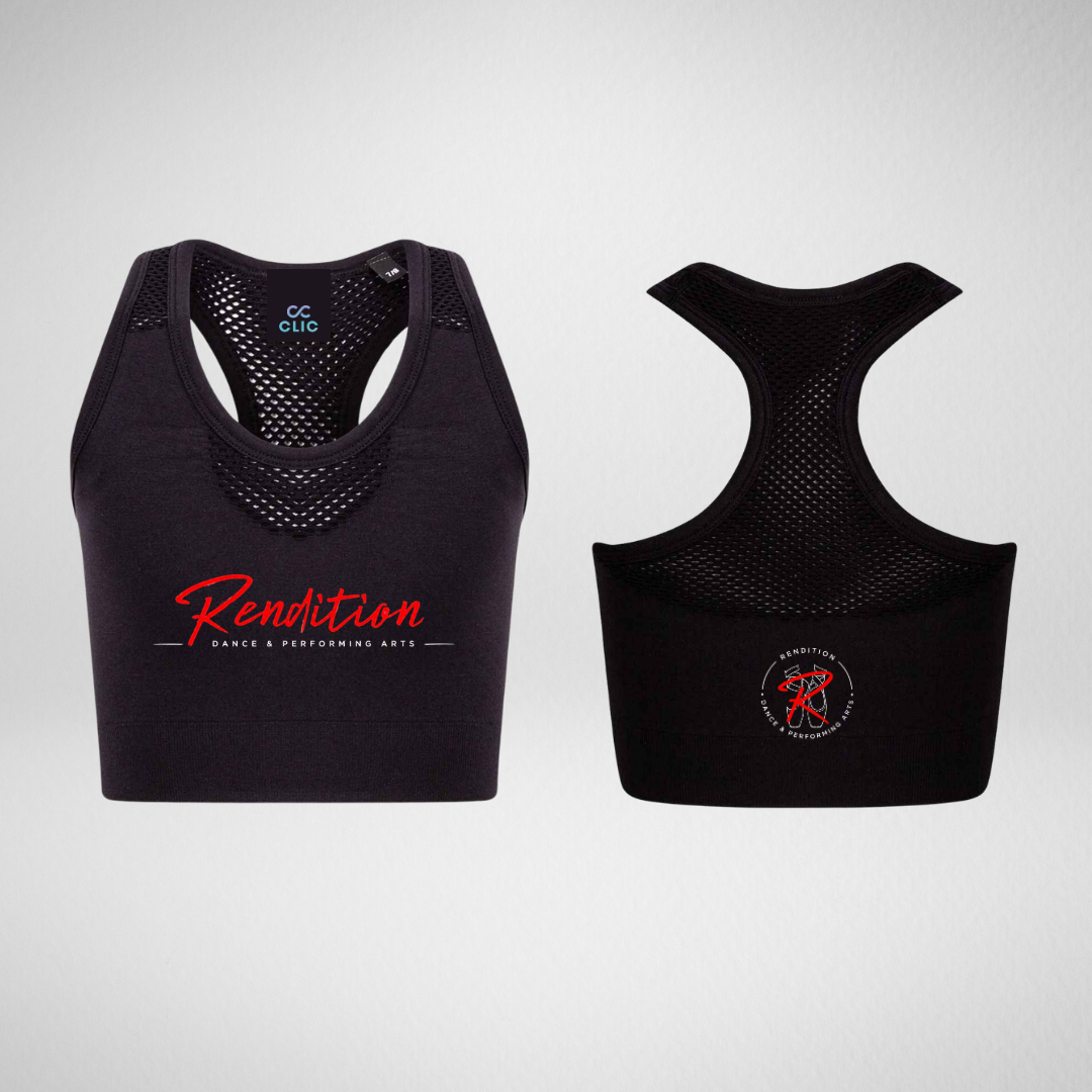 Rendition Dance School Seamless Crop Top