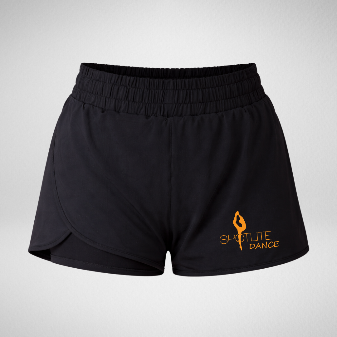 Spotlite Dance Layered Dance Shorts
