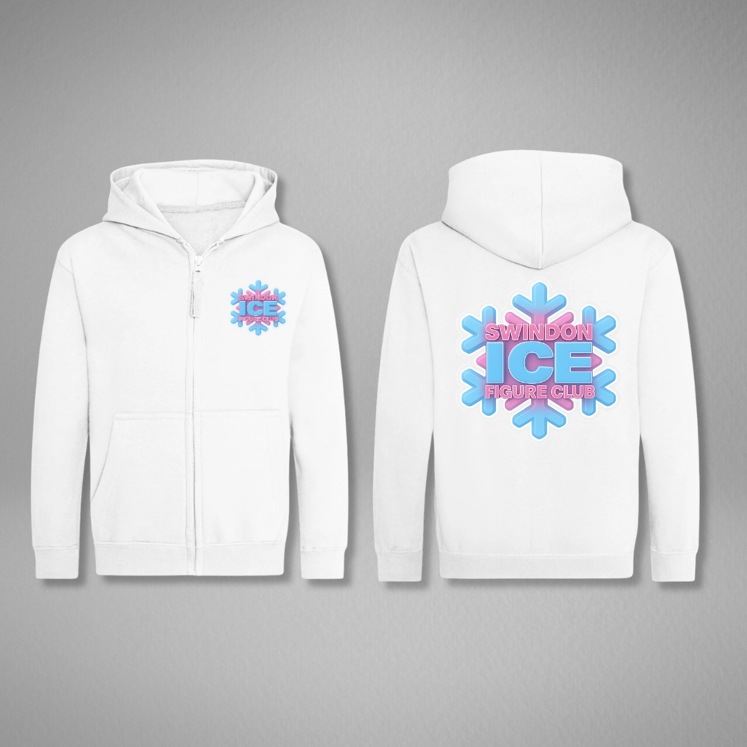 Swindon Ice Figure Club Mix & Match Range Zipped Hoodie