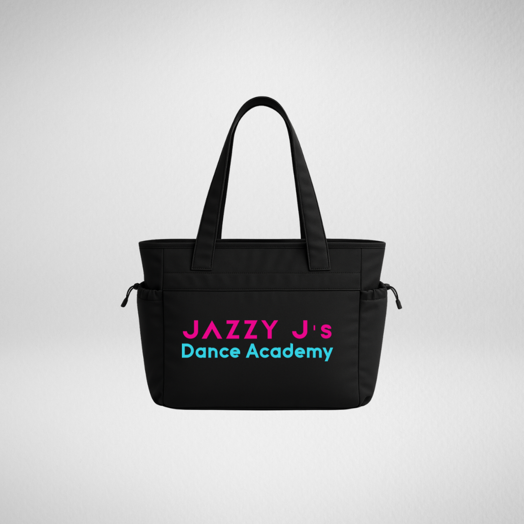 Jazzy J's Dance Academy Black Oversized Studio Tote Bag