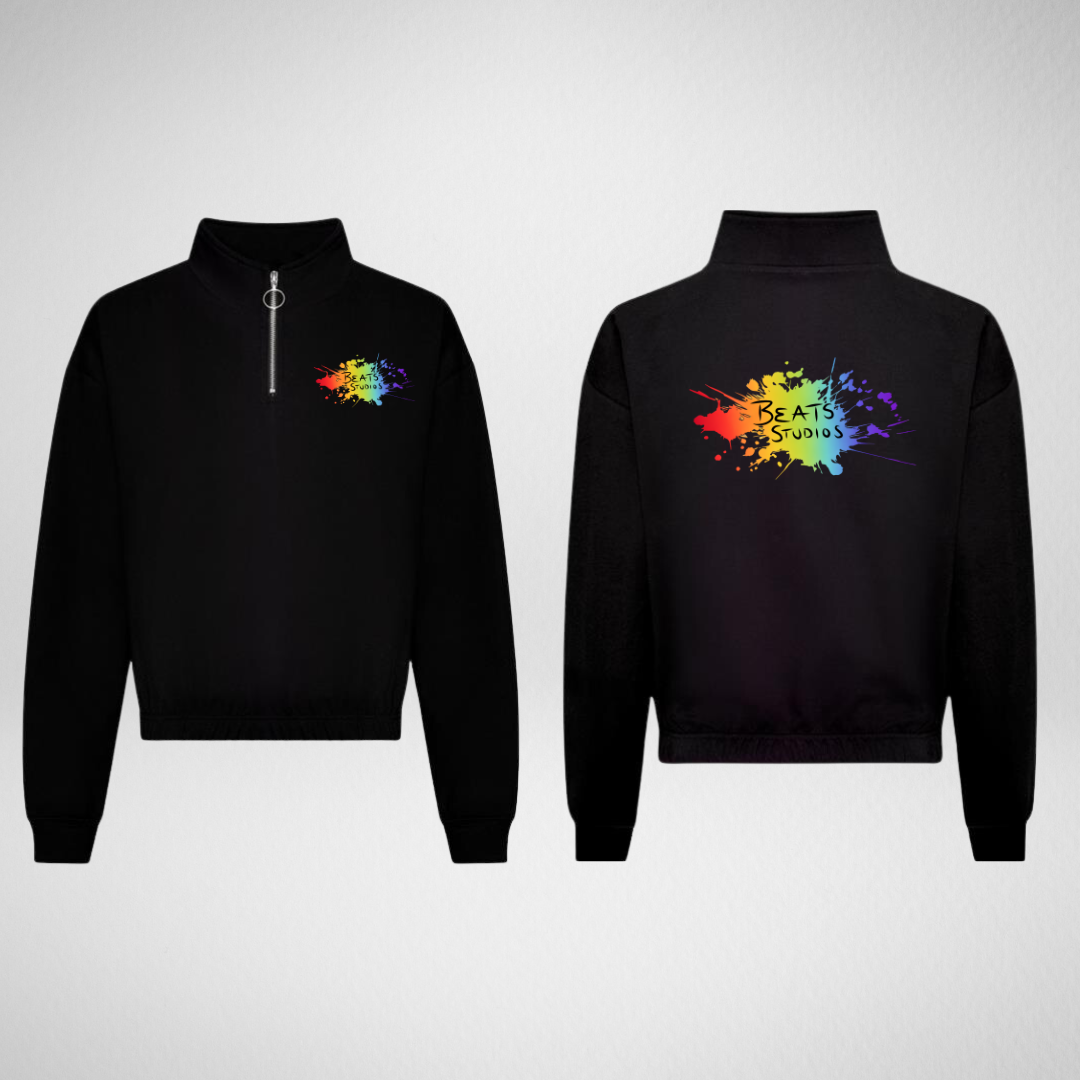 Beats Studios Cropped 1/4 Zip Sweatshirt