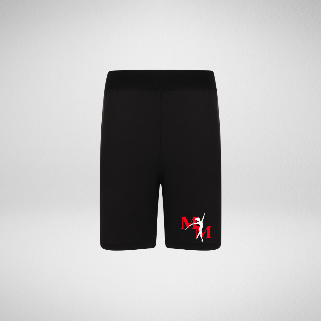 Marrellian Majorettes Black Cycling Shorts