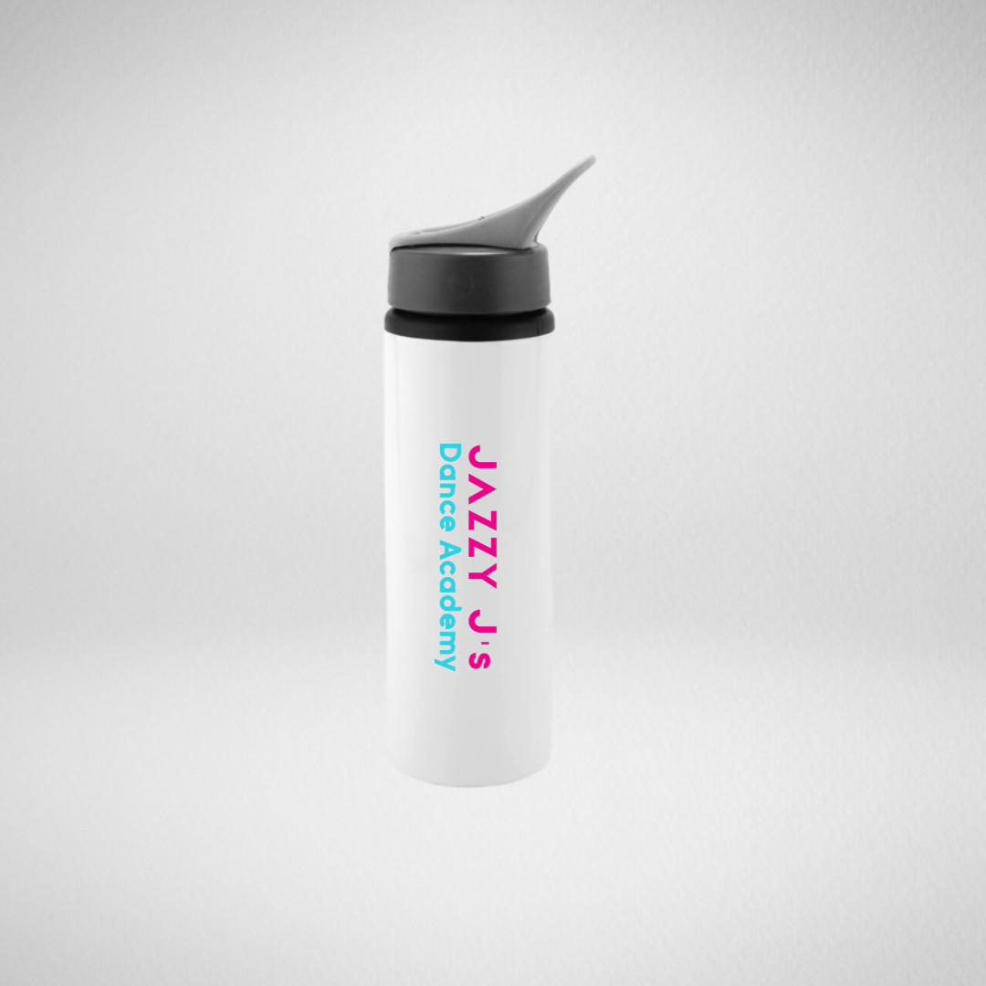 Jazzy J's Dance Academy White Sports Bottle