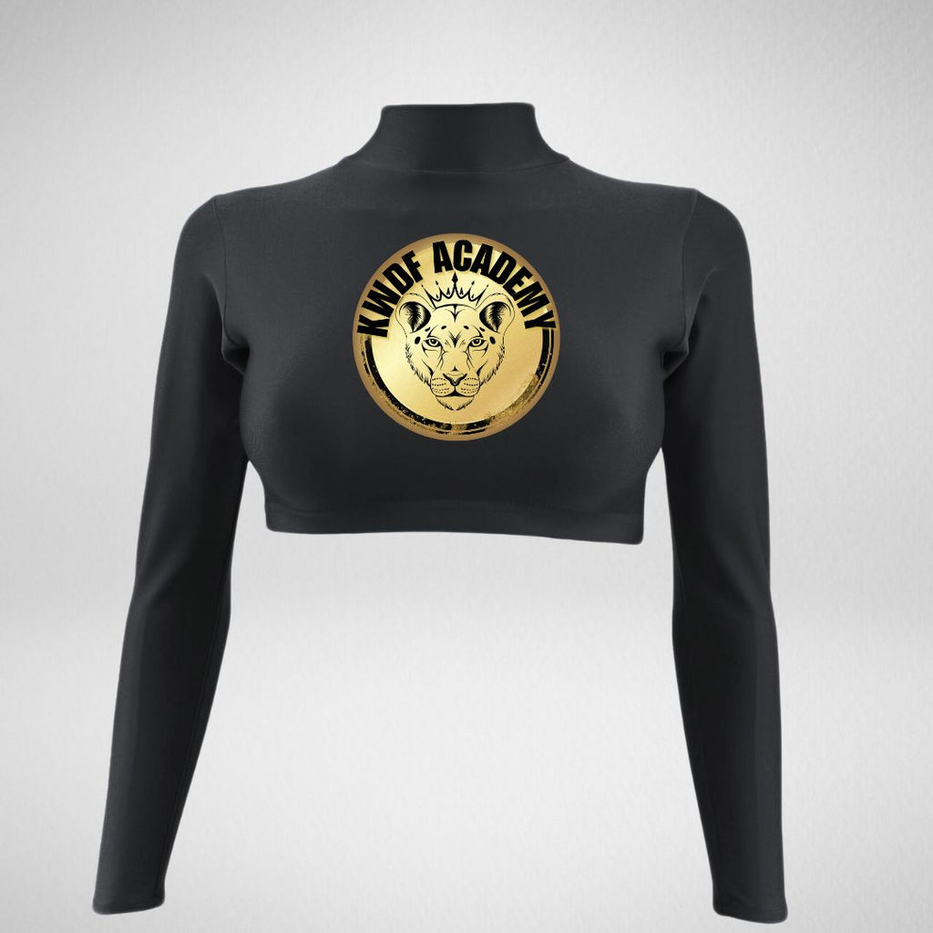 KWDF Academy High Neck Crop Top