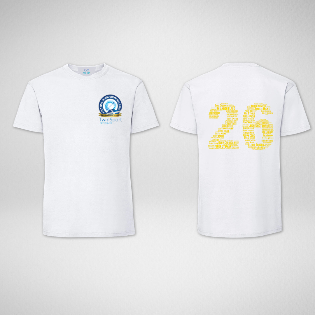 Twirlsport Scotland Scottish Championships 2026 T-Shirt