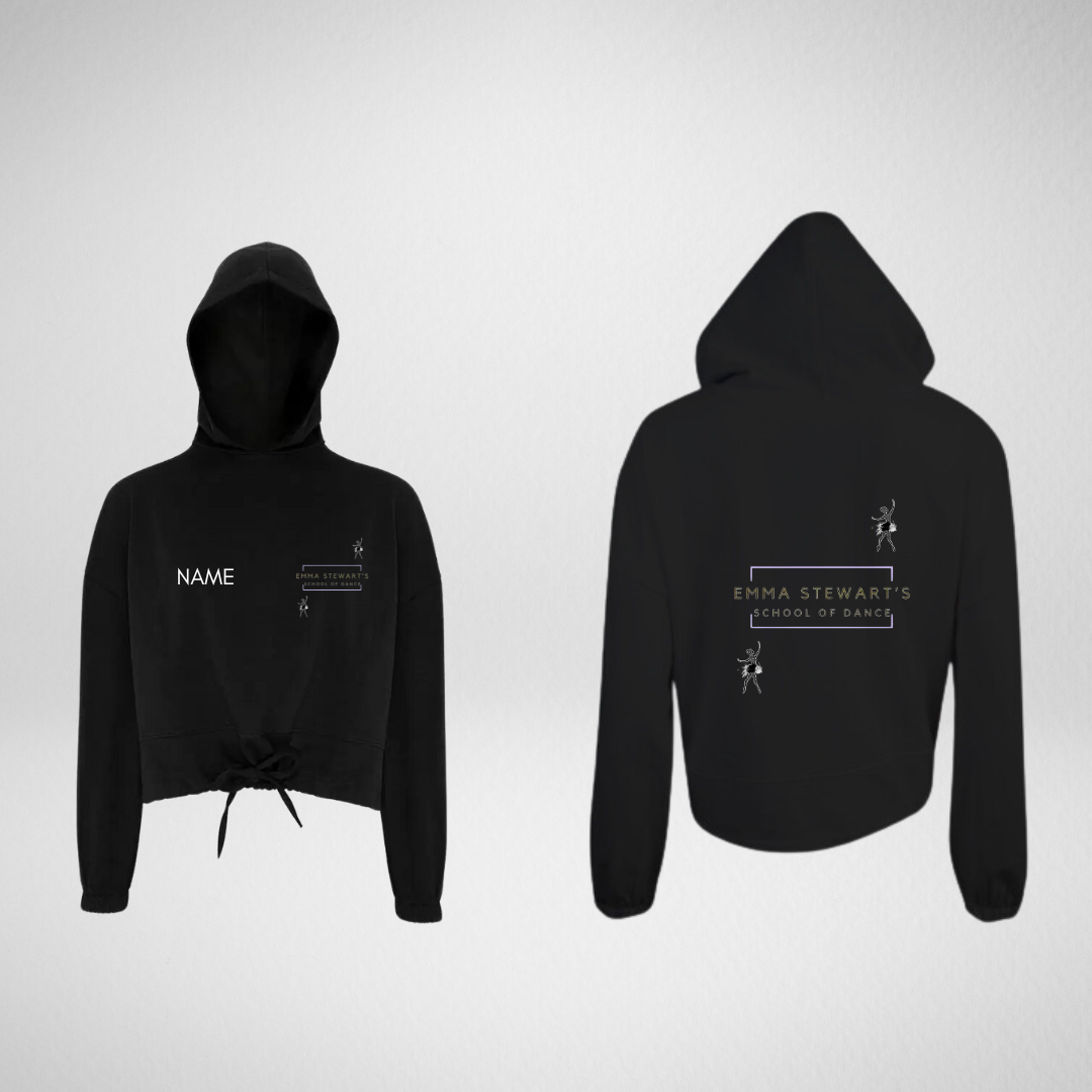 Emma Stewart's School Of Dance Oversized Cropped Hoodie