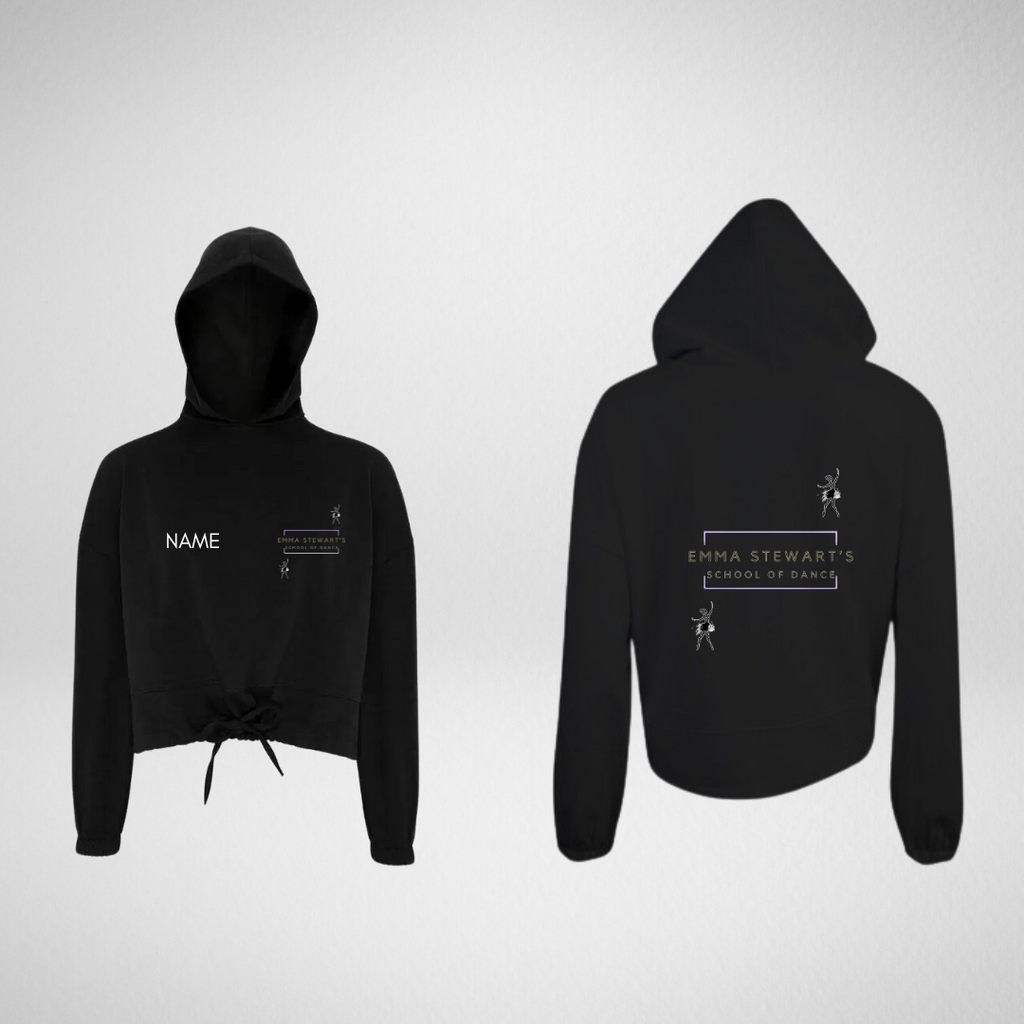 Emma Stewart's School Of Dance Oversized Cropped Hoodie