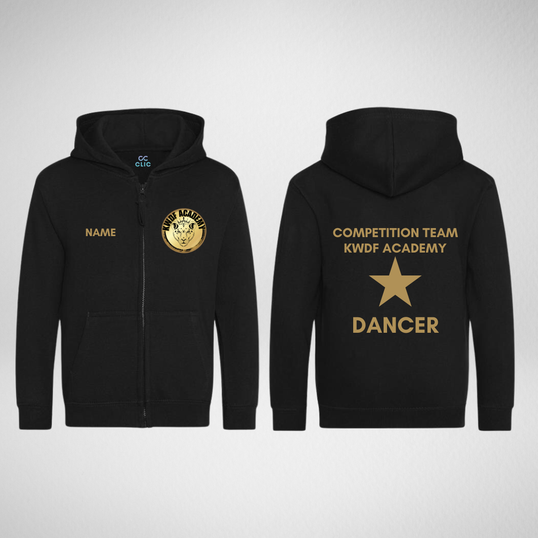 KWDF Academy Competition Team Zipped Hoodie
