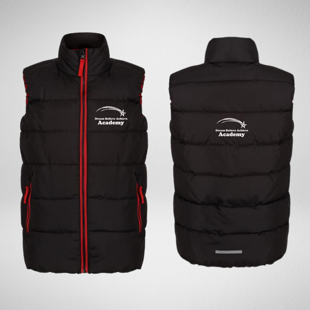 Dream Believe Achieve Academy Padded Gilet