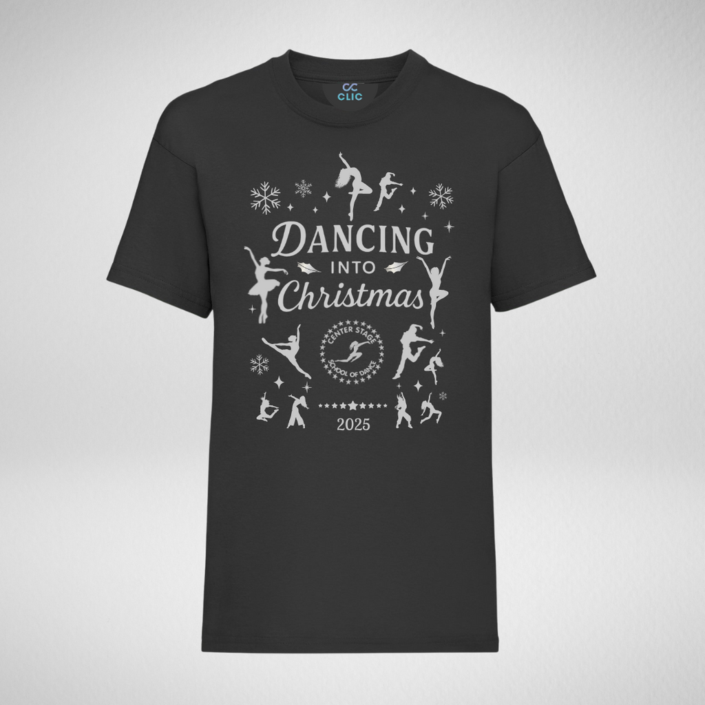Center Stage School of Dance Christmas T-shirt