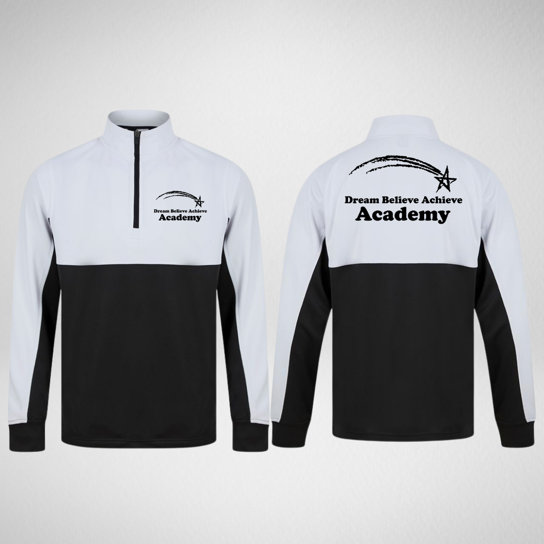 Dream Believe Achieve Academy 1/4 Zip Team Sweatshirt