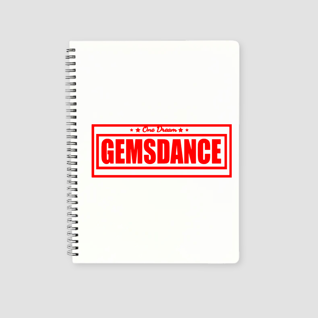 Gems Dance A4 Notepad