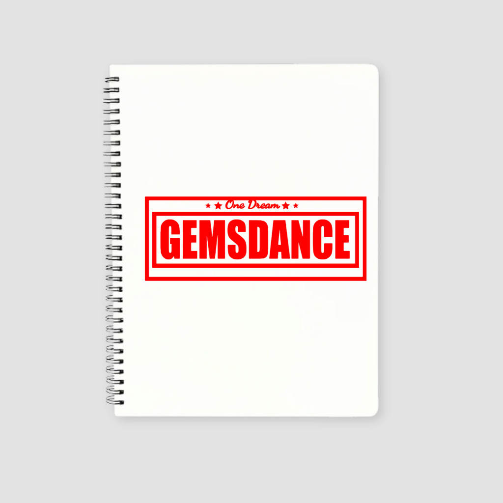 Gems Dance A4 Notepad
