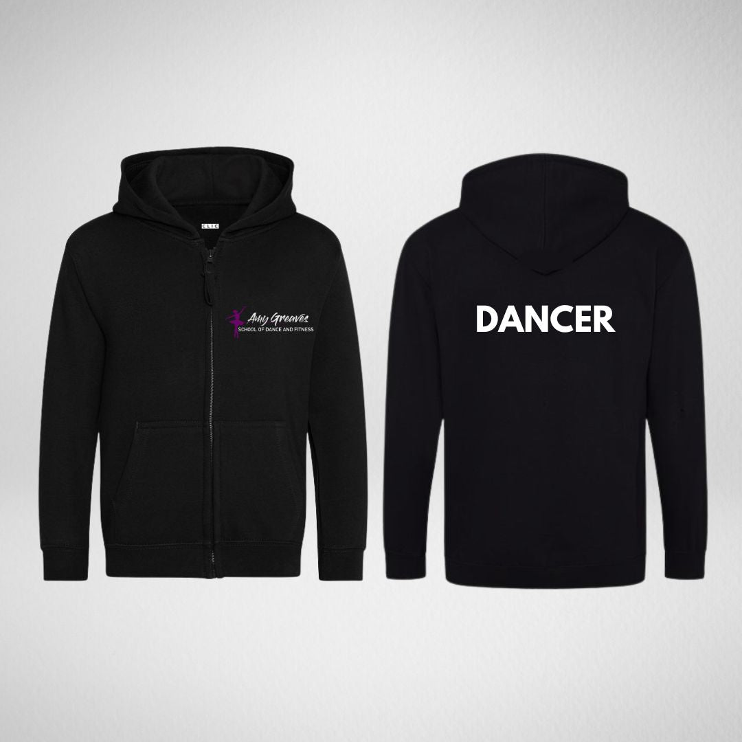 Amy Greaves School Of Dance & Fitness Zipped Hoodie