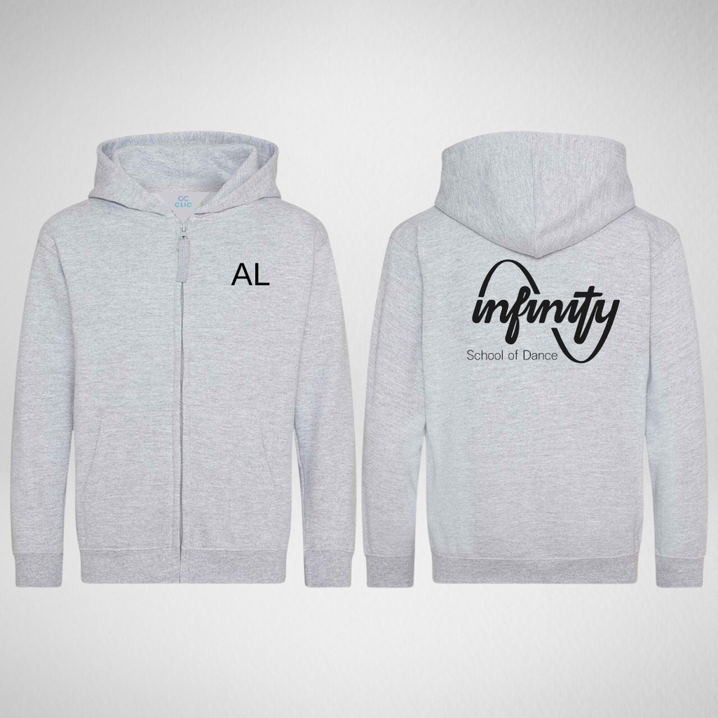 Infinity School Of Dance Zipped Hoodie
