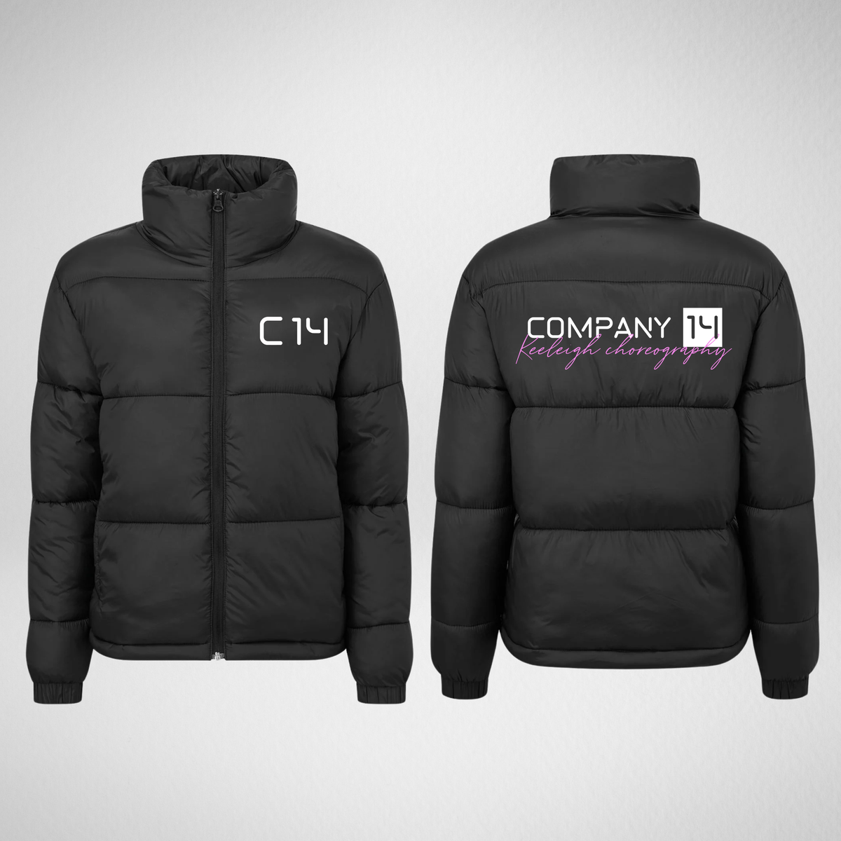 Company 14 Black Puffa Jacket (Ladies)