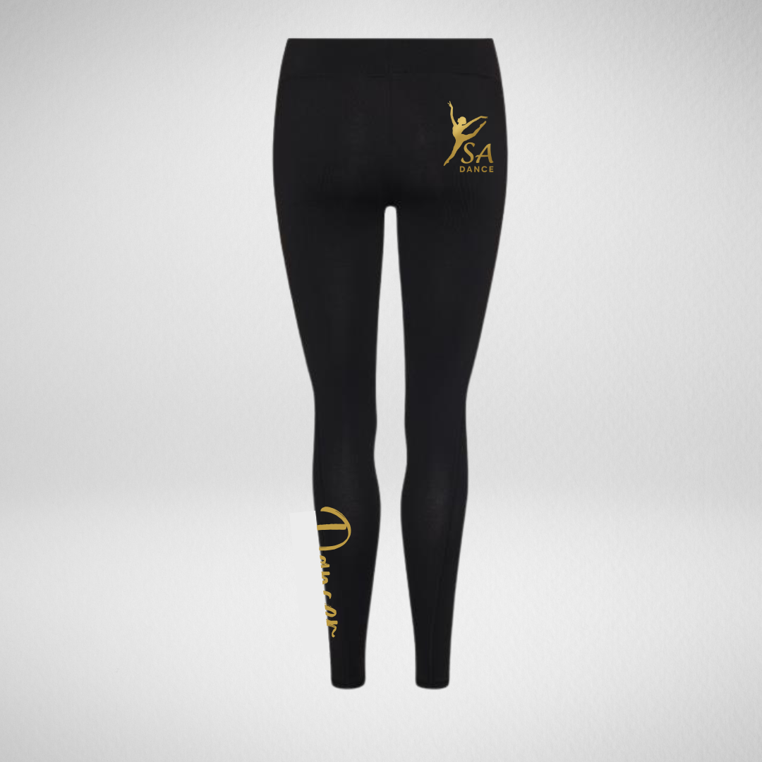 SA Dance Black Workout Leggings