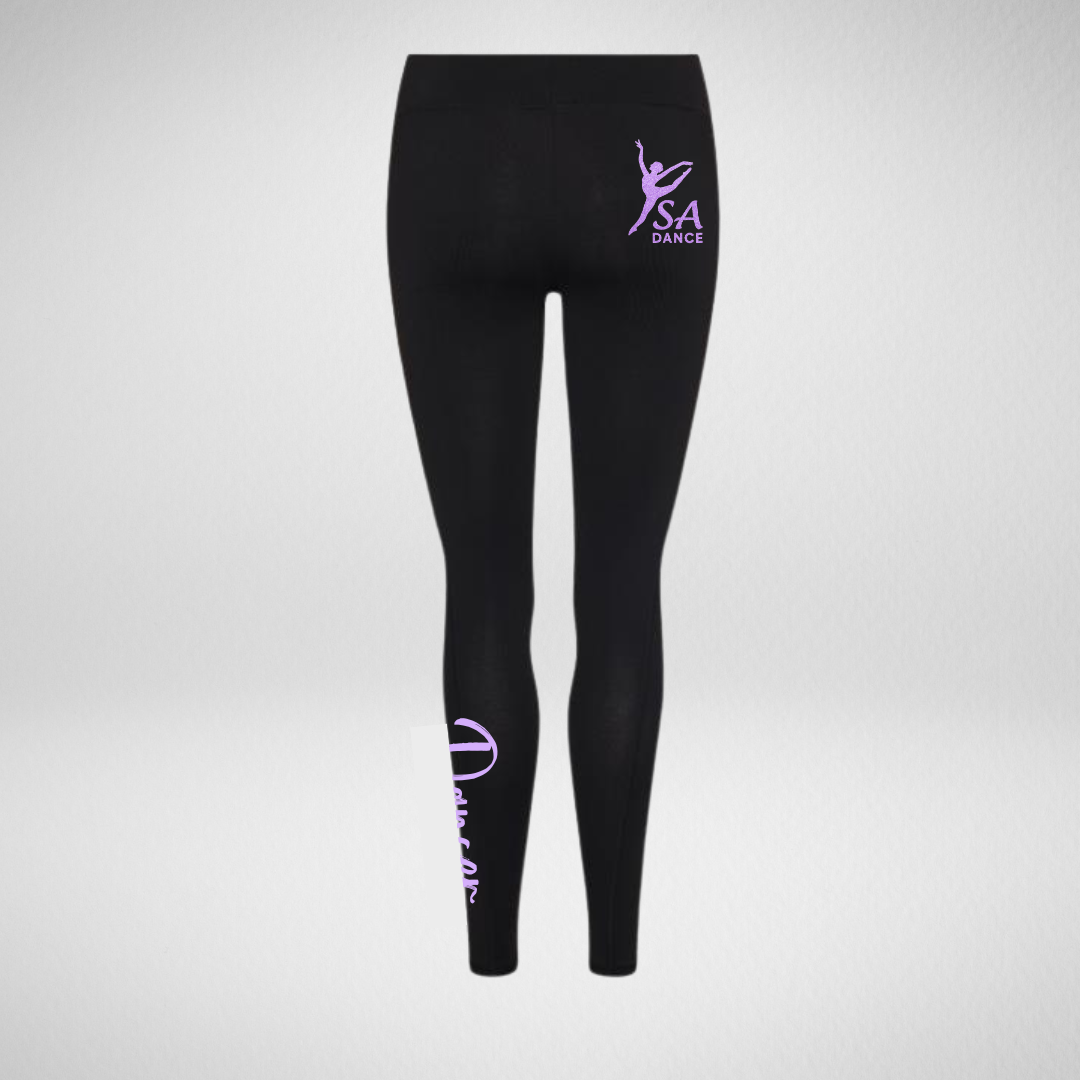 SA Dance Black Workout Leggings