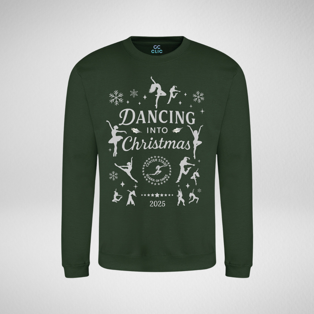 Center Stage School of Dance Christmas Sweatshirt
