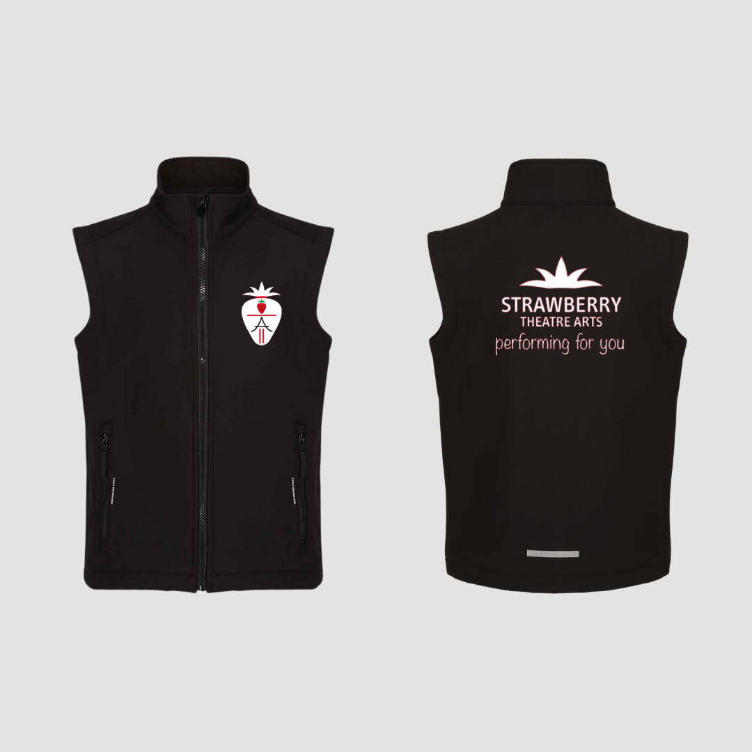 Strawberry Theatre Arts Glitter Softshell Gilet