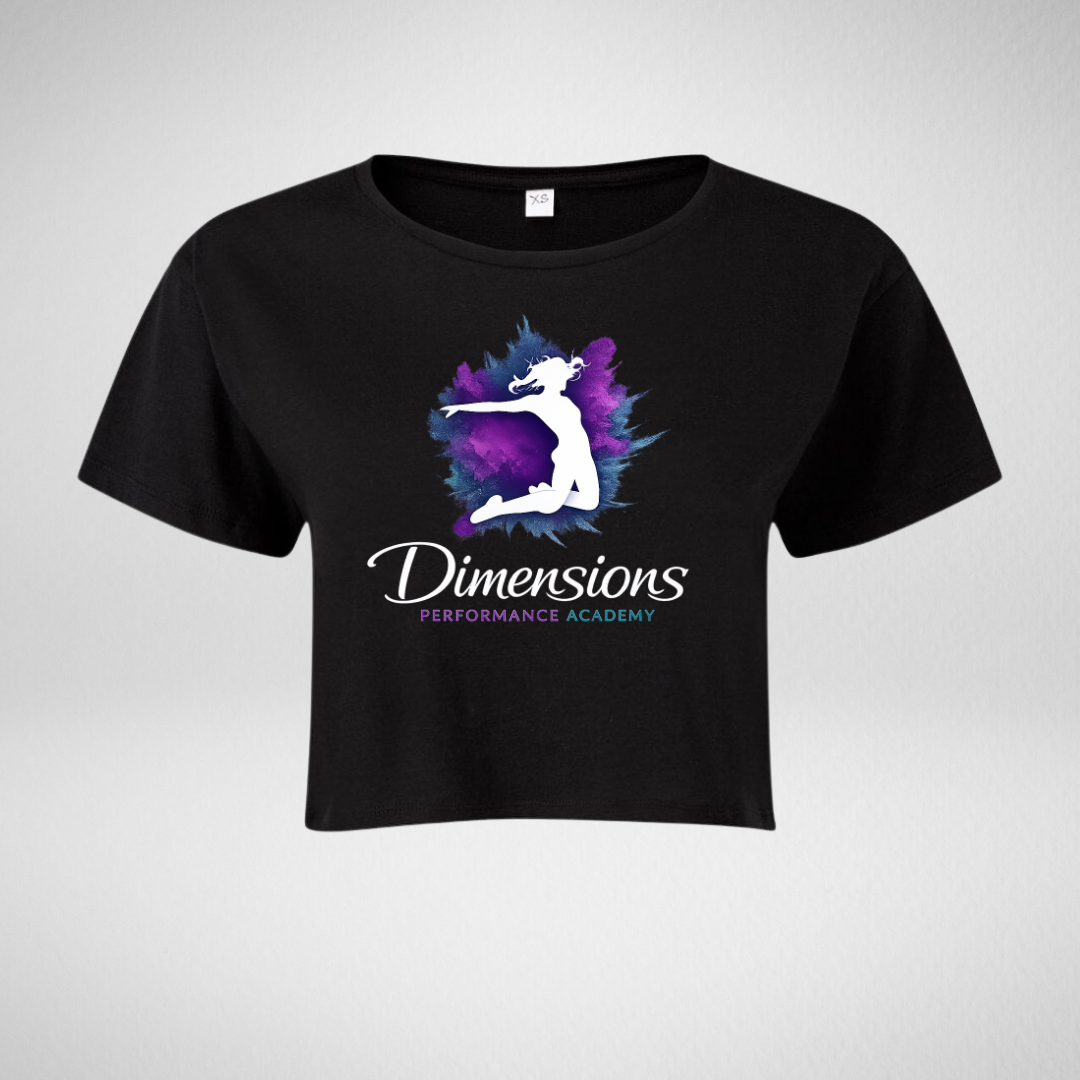 Dimensions Performance Academy Cropped T-Shirt