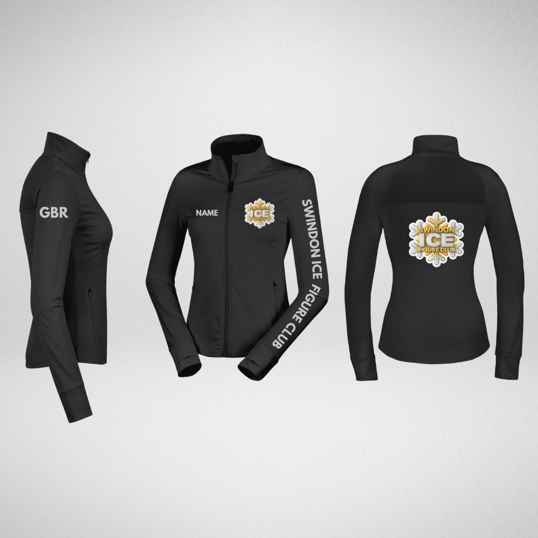 Swindon Ice Figure Club Main Range Silver Fitness Jacket