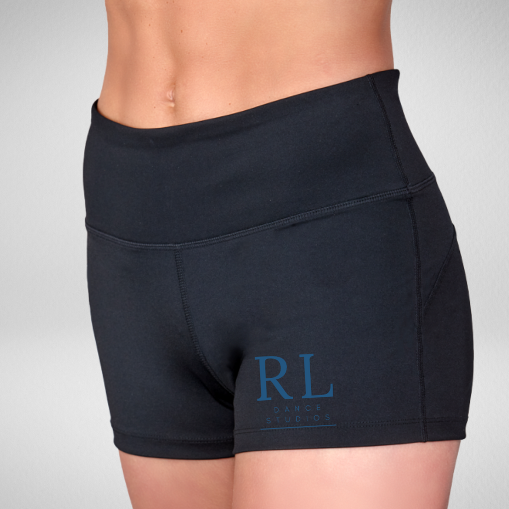 RL Dance Studios High Waisted Dance Shorts