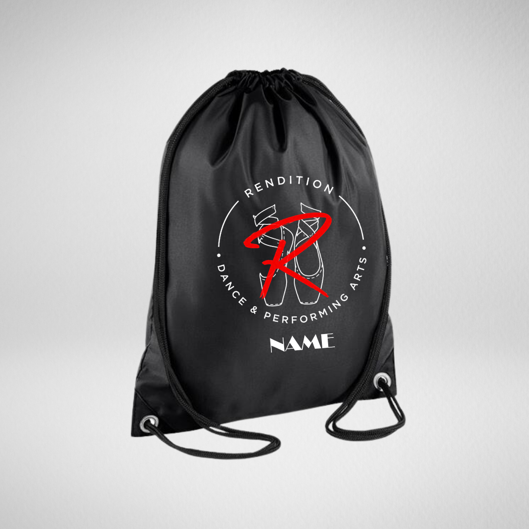 Rendition Dance School Drawstring Bag