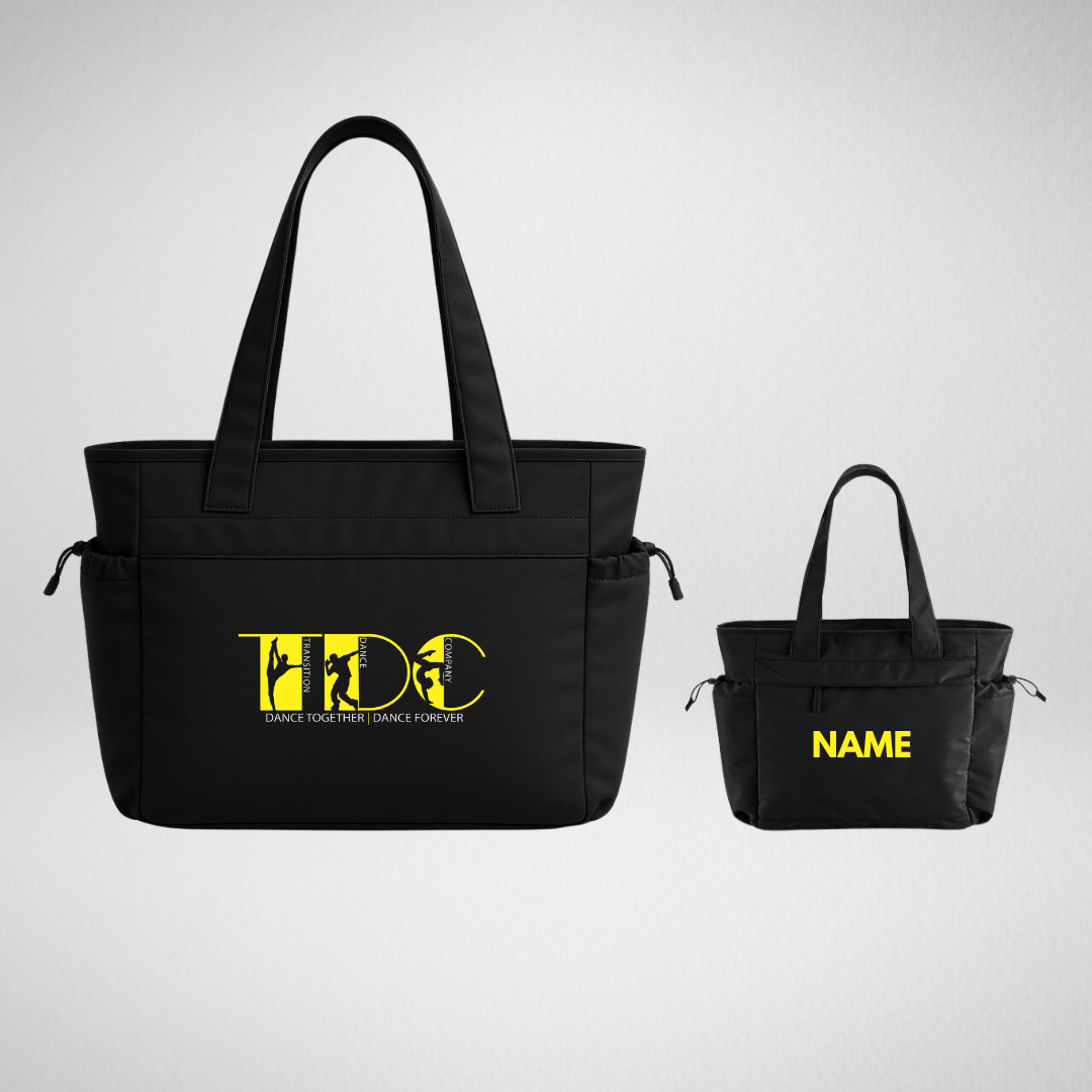 Transition Dance Company Black Oversized Studio Tote Bag
