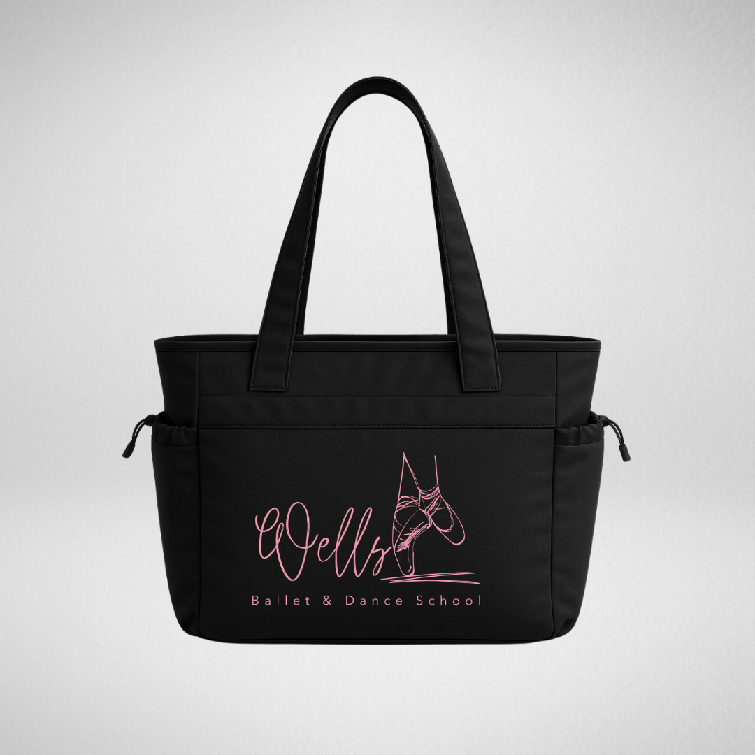Wells Ballet & Dance School Oversized Studio Tote Bag