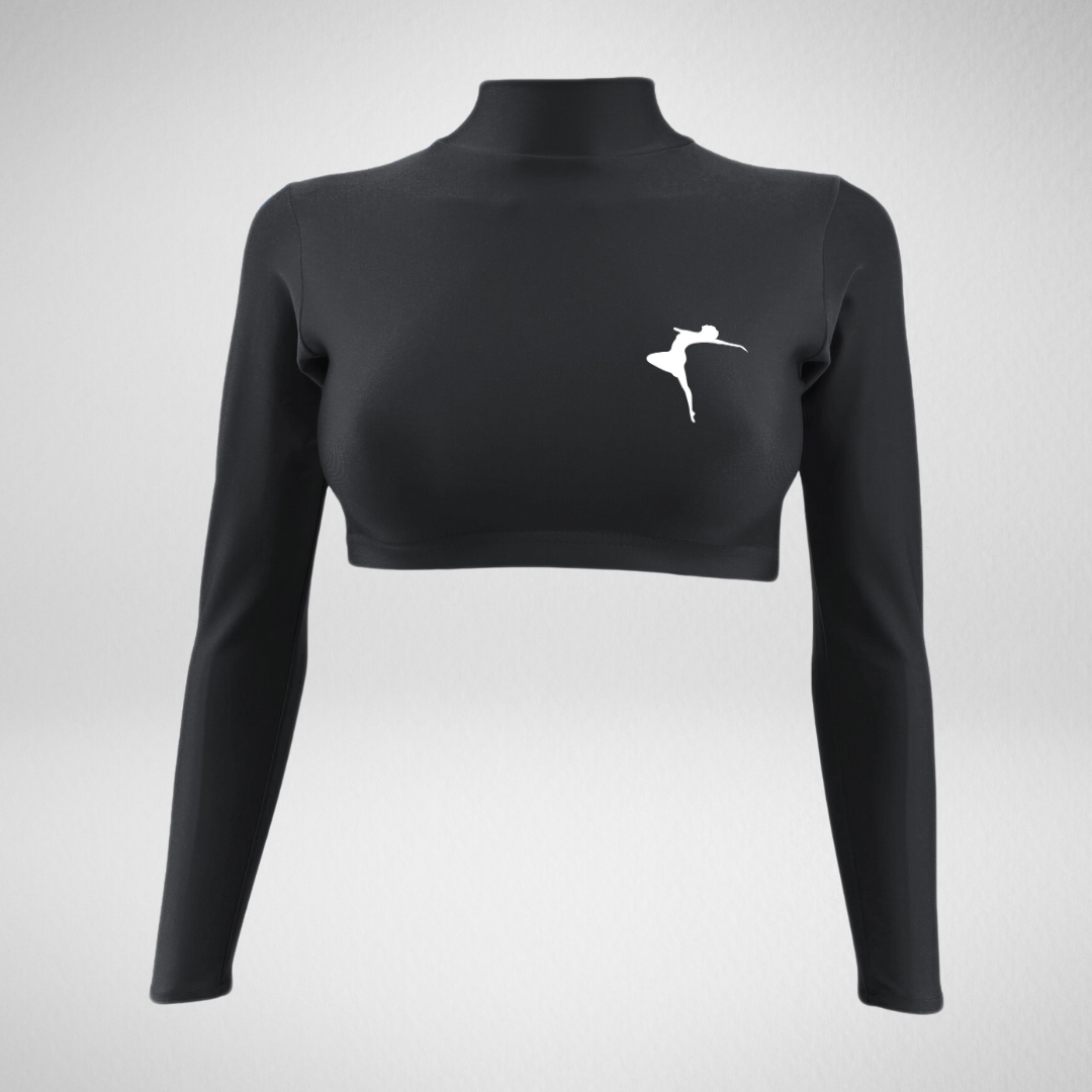 Parallel Dance Studios High Neck Crop Top