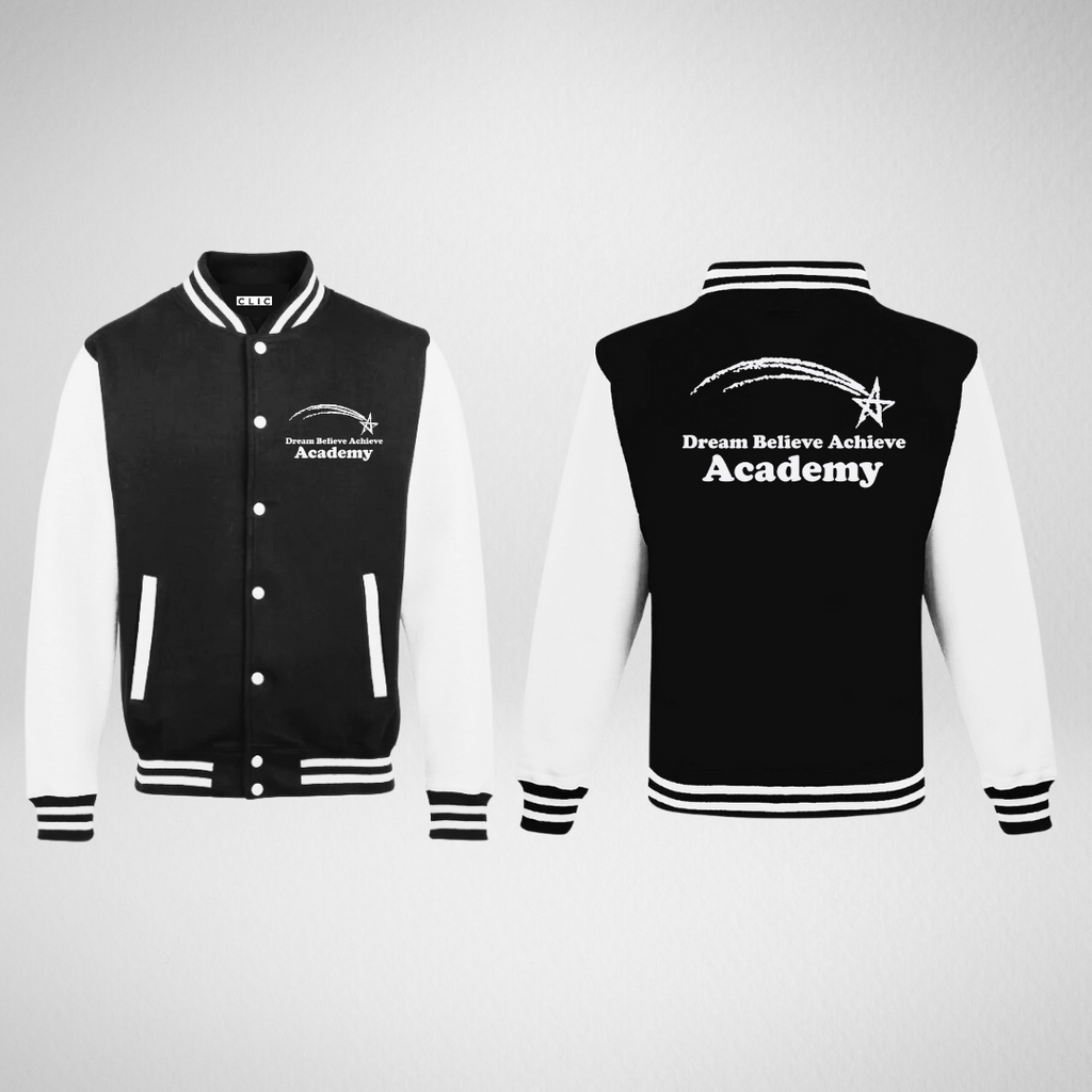Dream Believe Achieve Academy Varsity Jacket