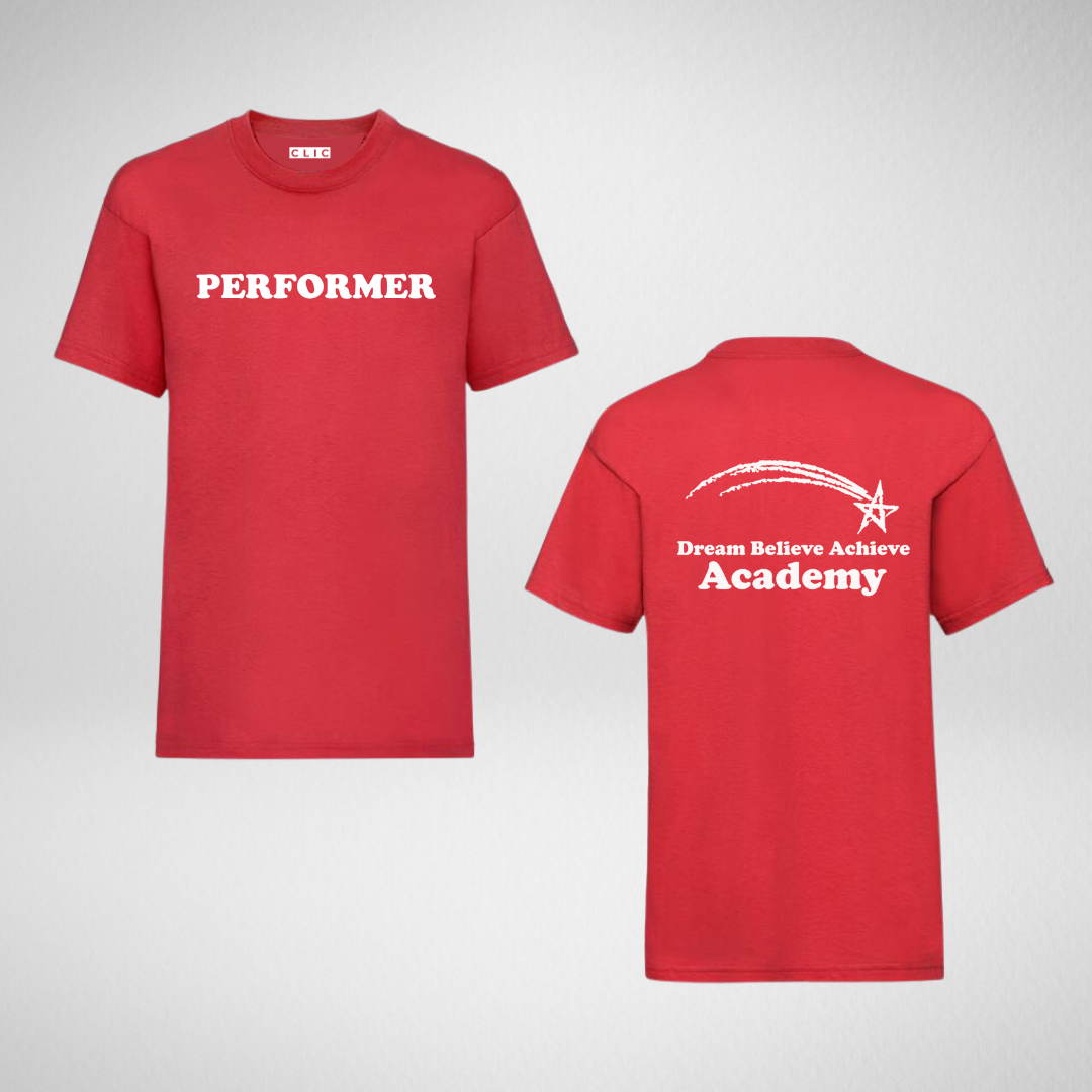 Dream Believe Achieve Academy Performer T-shirt